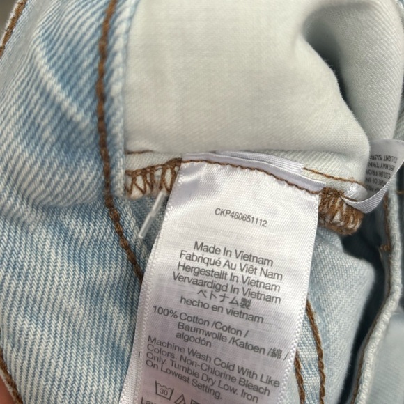 MADEWELL| Relaxed denim shorts raw hem | size 32 - Picture 11 of 11